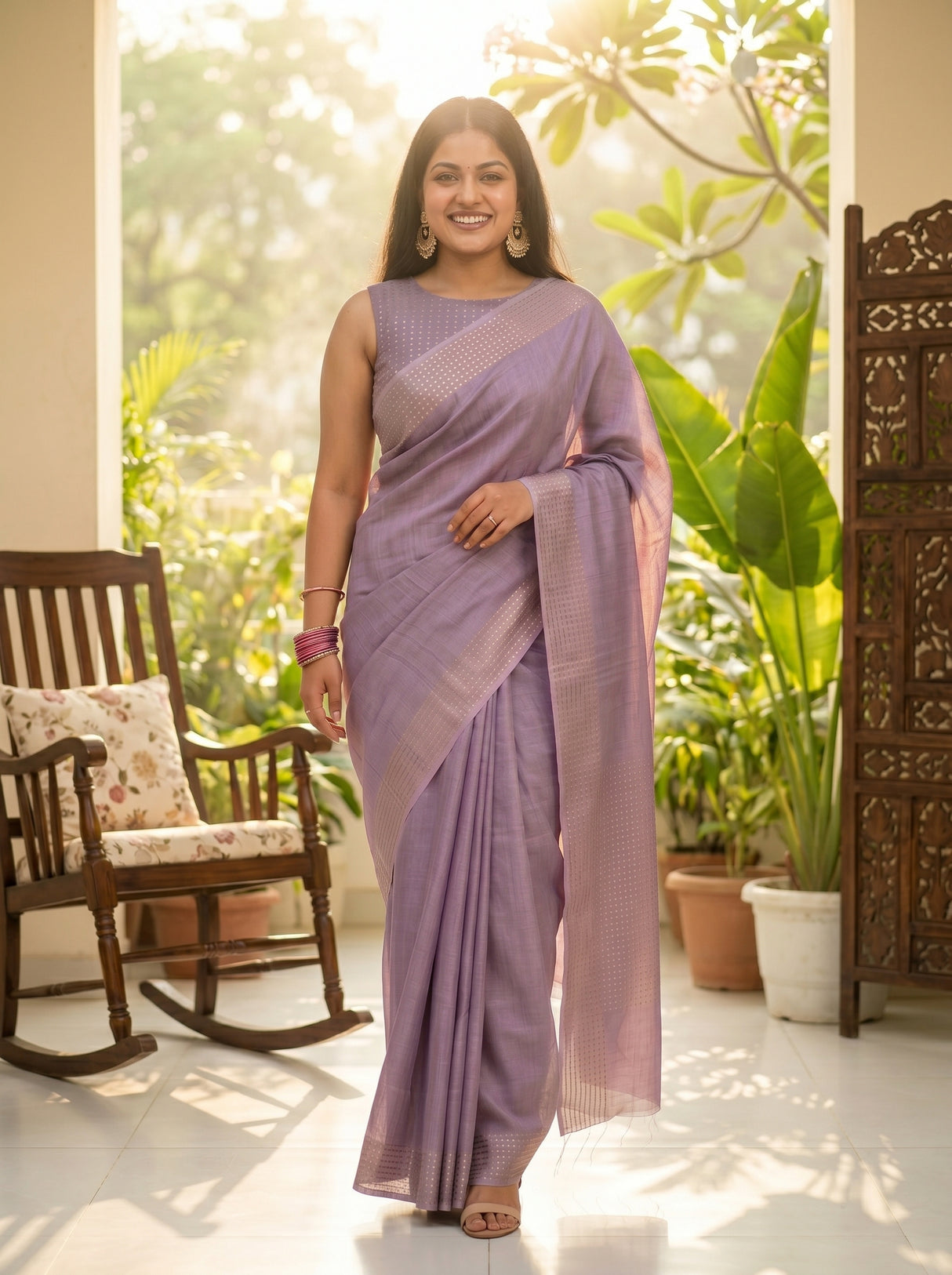 MIMOSA Saree Saree — pose 6 styling detail