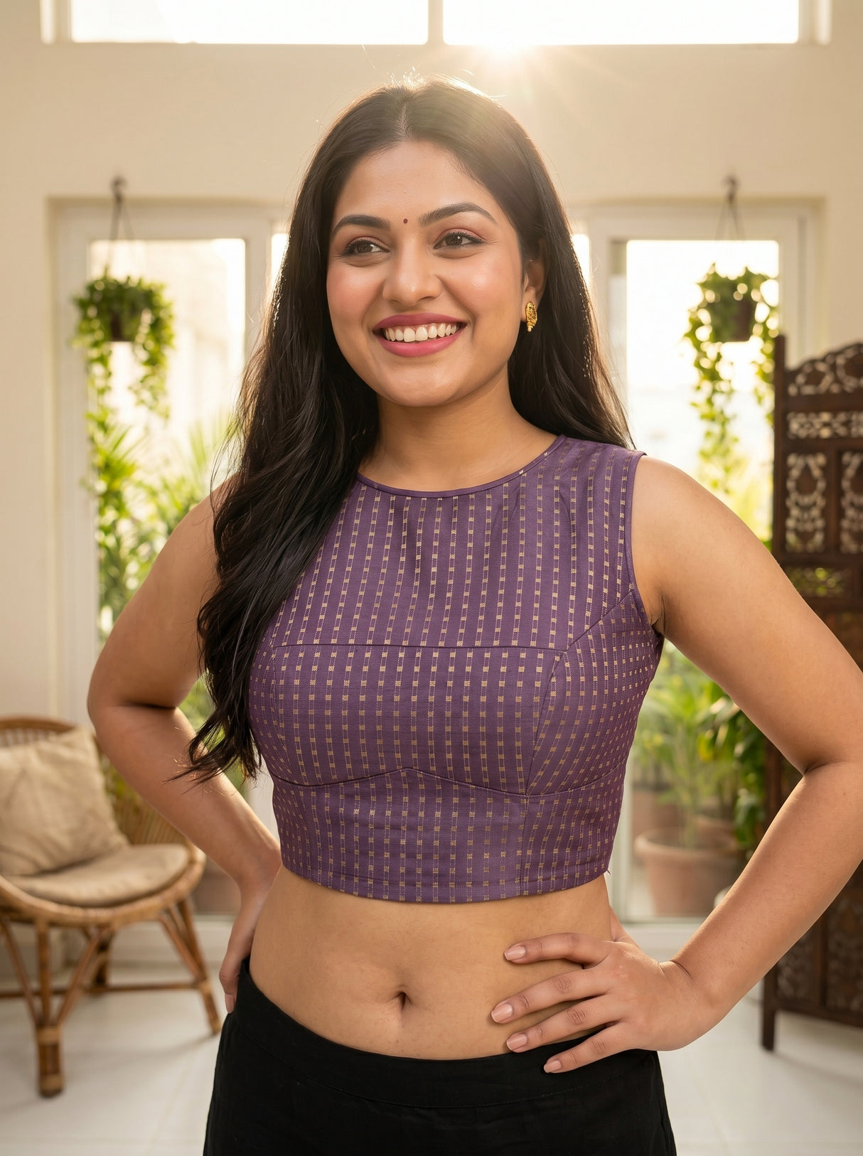 MIMOSA Saree Saree — blouse close-up