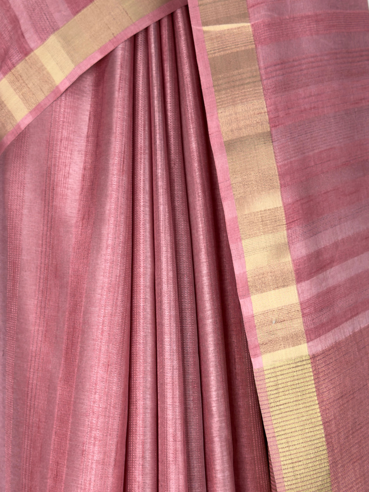 MIMOSA Pink Saree Saree — fleets shot full lifestyle