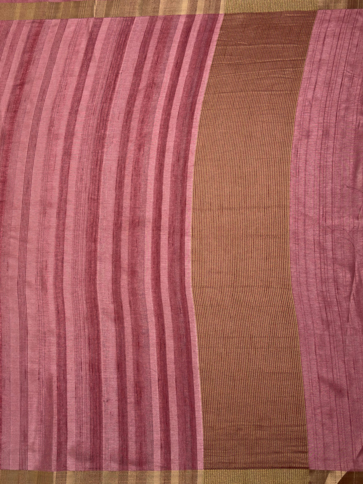 MIMOSA Pink Saree Saree — pallu and zari work detail