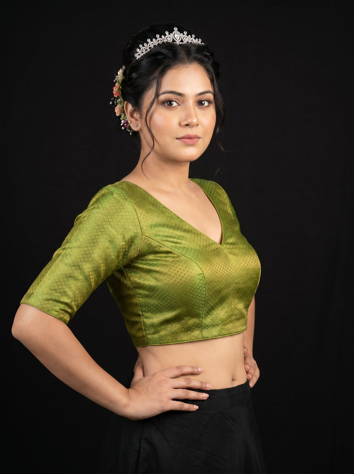 MIMOSA Saree Saree β blouse close-up
