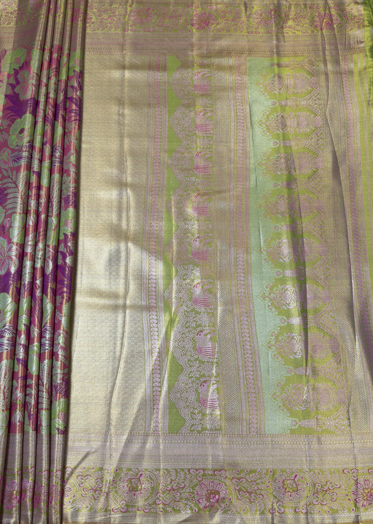 MIMOSA Saree Saree β pallu and zari work detail
