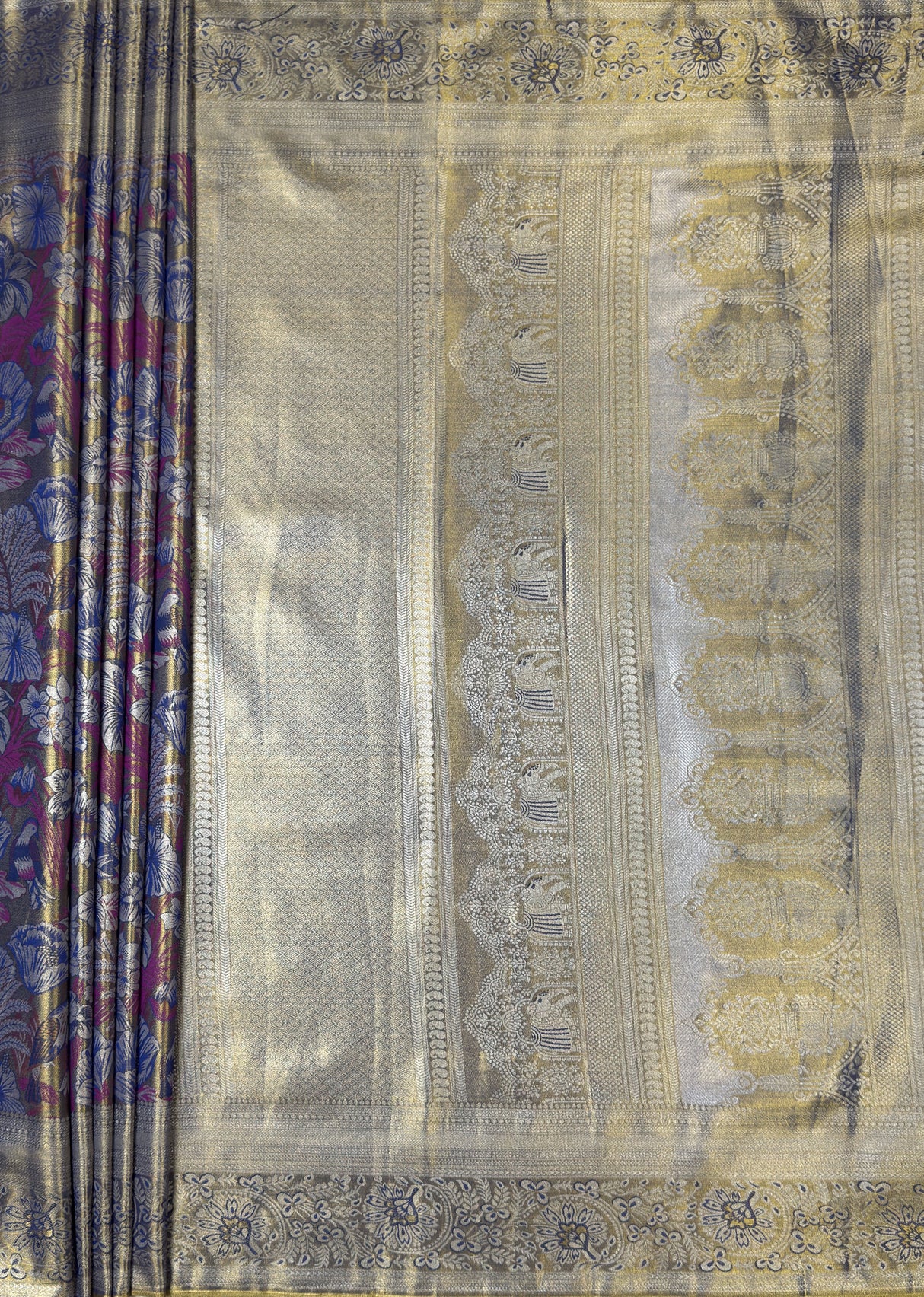 MIMOSA Saree Saree β pallu and zari work detail