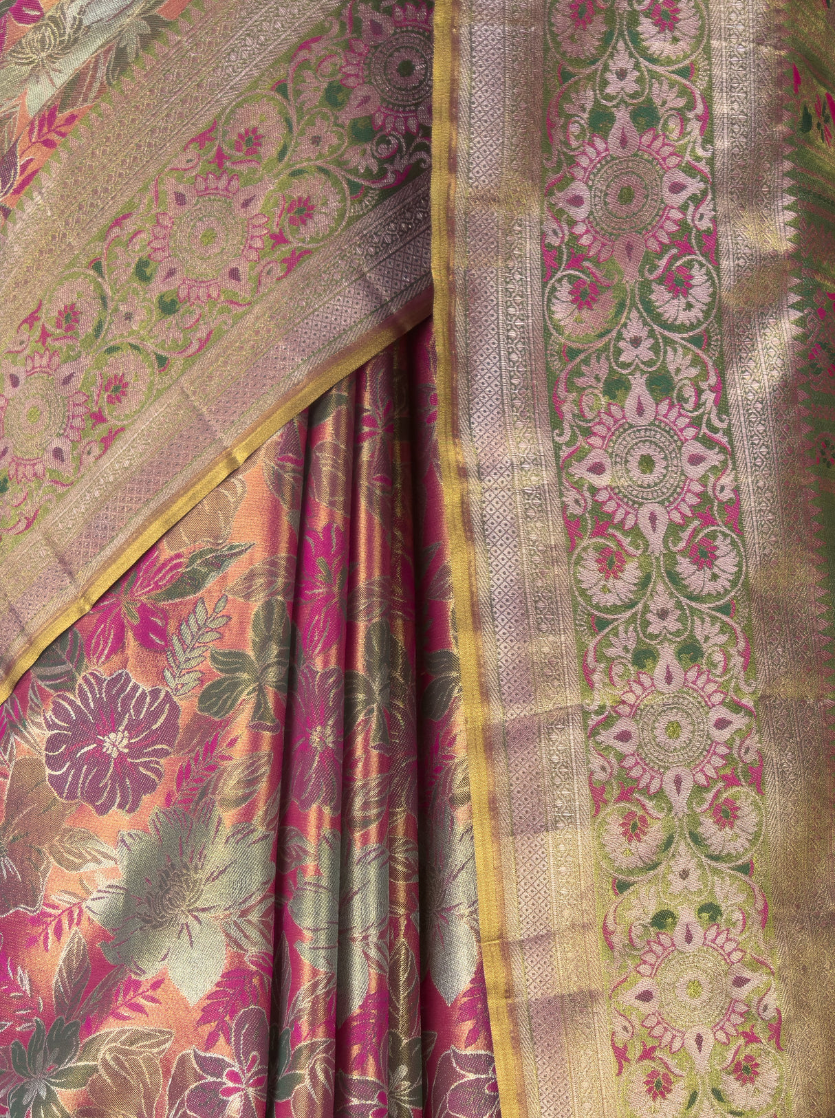 MIMOSA Rani Kanjivaram Art Silk Saree β fleets shot full lifestyle