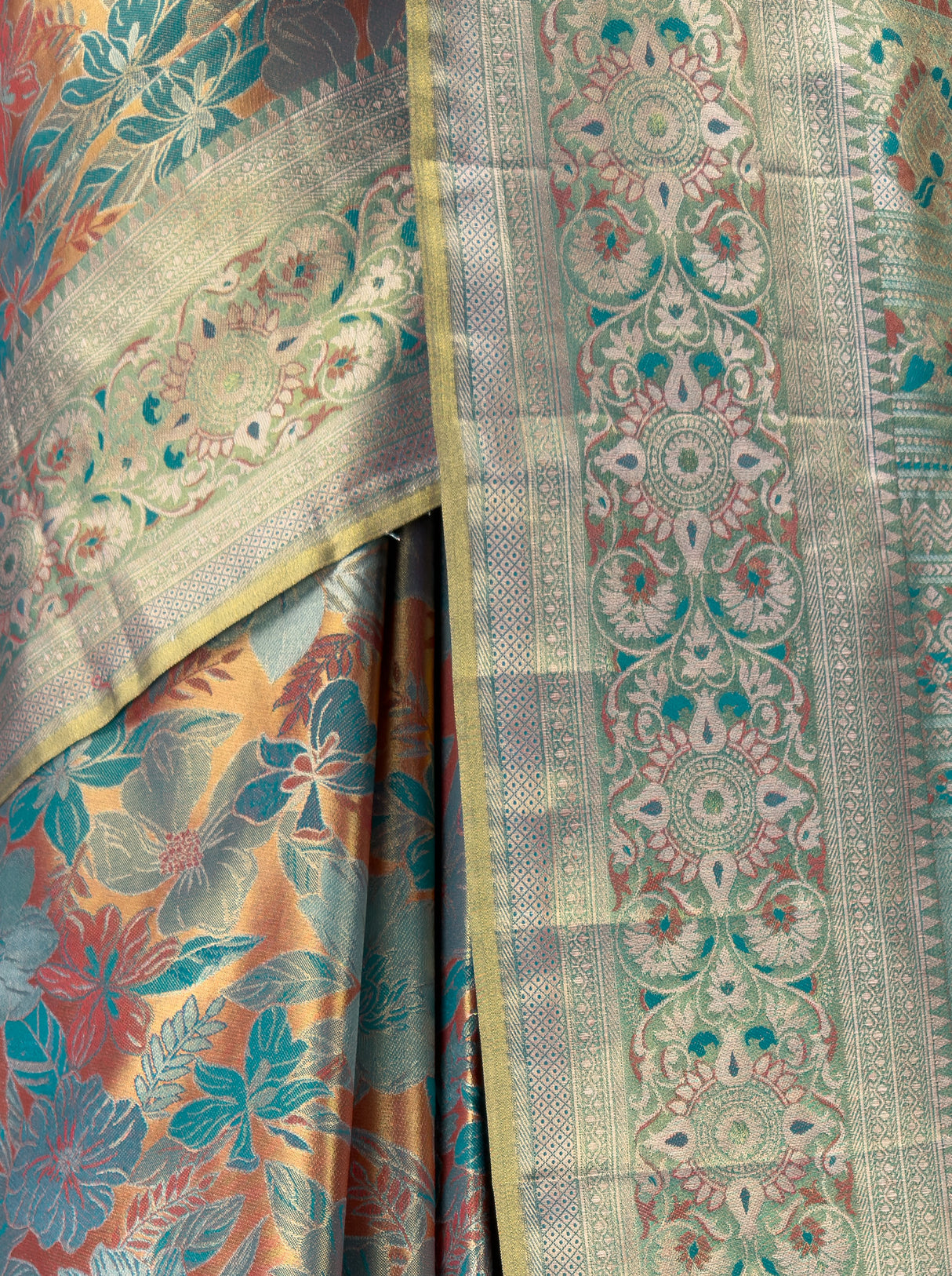 MIMOSA Saffire Kanjivaram Art Silk Saree β fleets shot full lifestyle