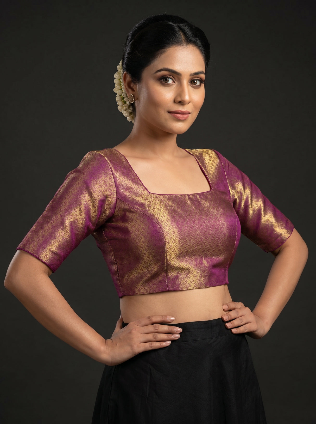 MIMOSA Saree Saree β blouse close-up