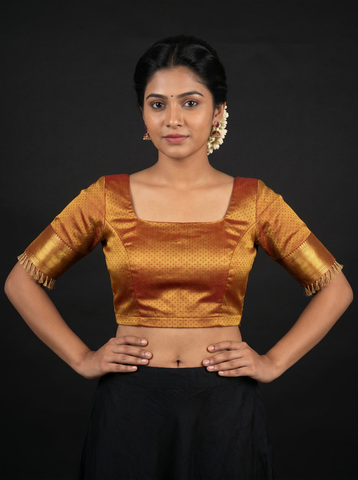 MIMOSA Saree Saree β blouse close-up