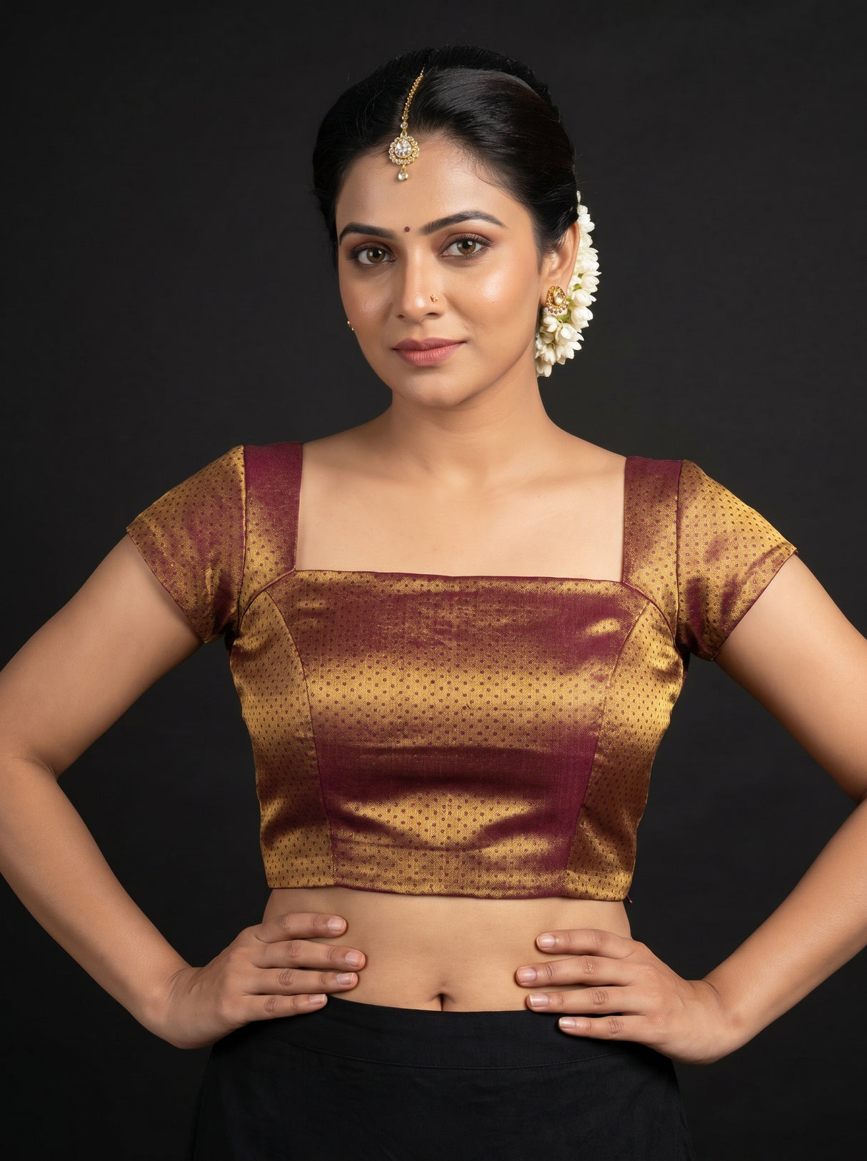 MIMOSA Saree Saree β blouse close-up