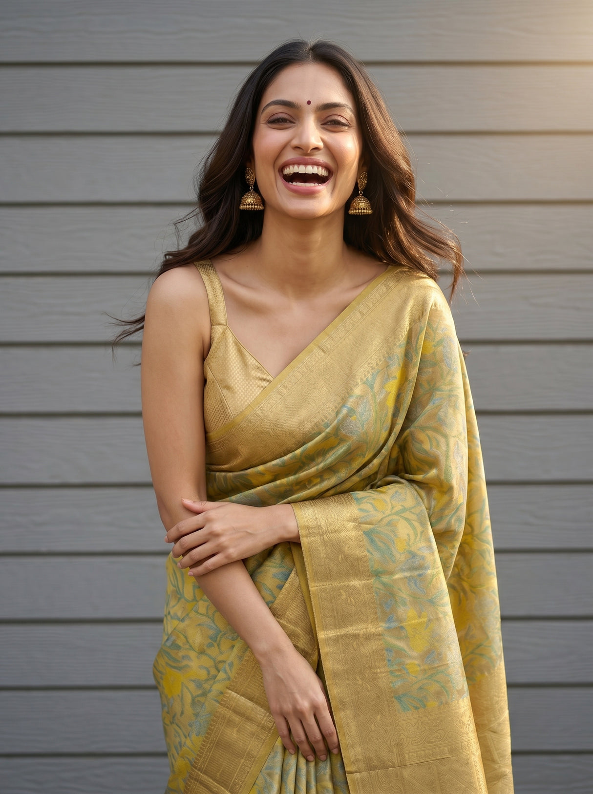 MIMOSA Saree Saree — pose 10 styling detail