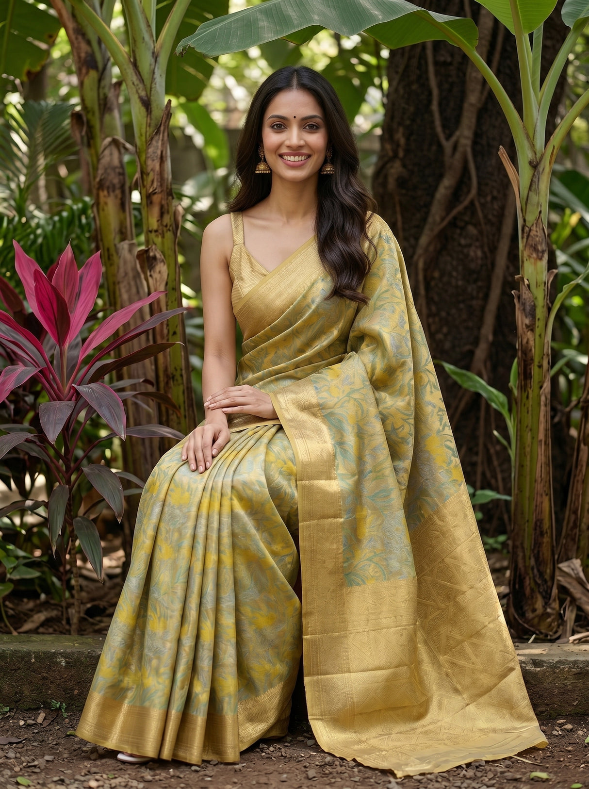 MIMOSA Saree Saree — pose 8 styling detail