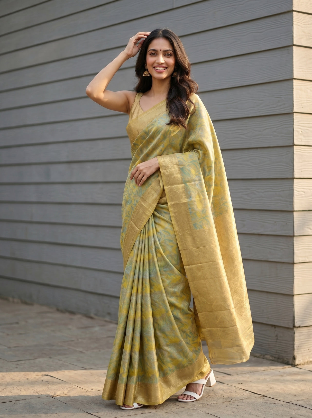 MIMOSA Saree Saree — pose 9 styling detail