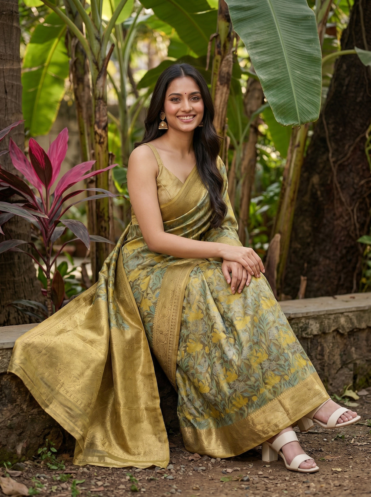 MIMOSA Saree Saree — pose 8 styling detail
