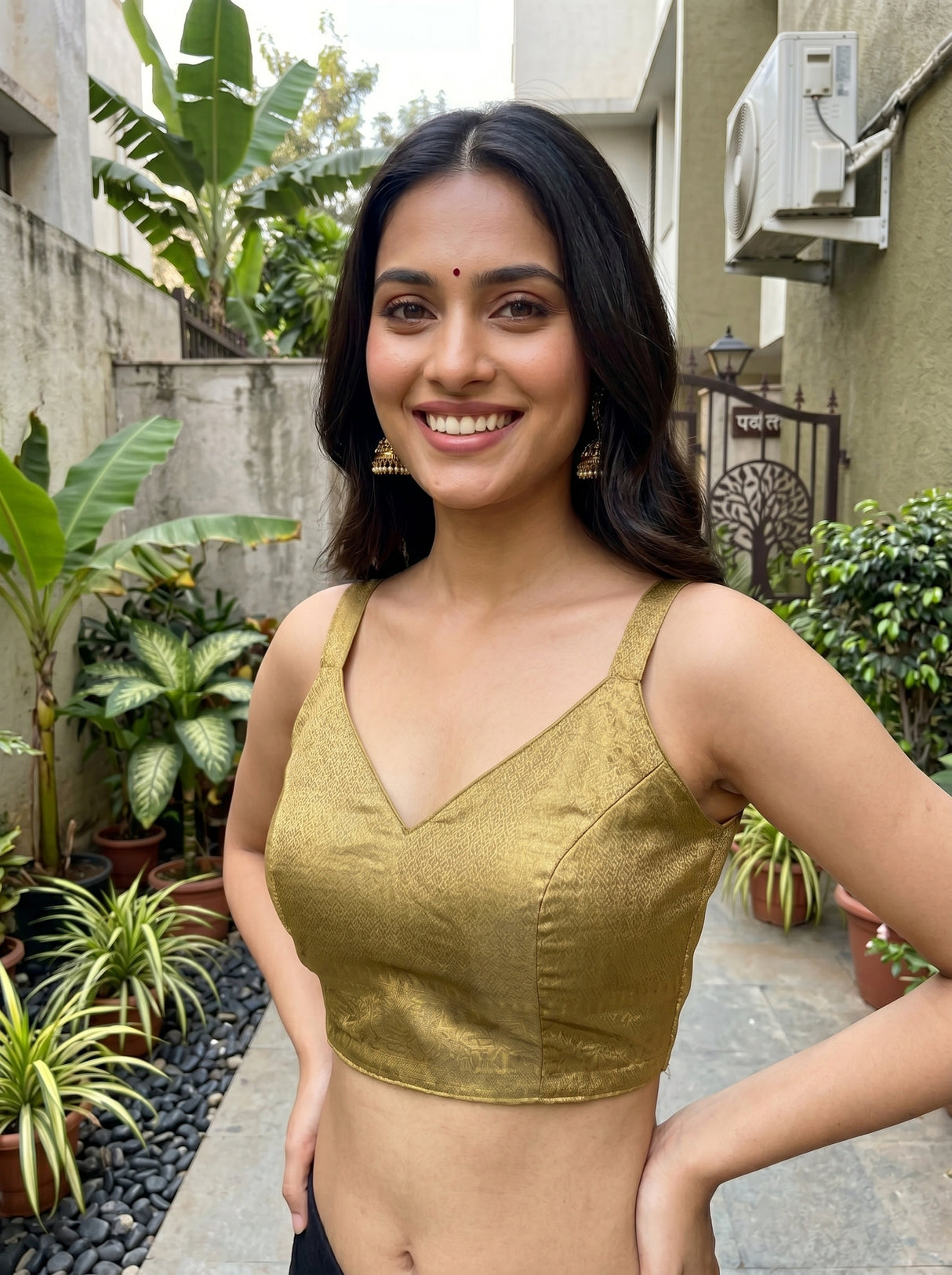 MIMOSA Saree Saree — blouse close-up