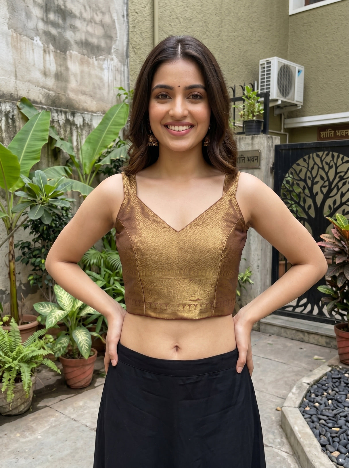 MIMOSA Saree Saree — blouse close-up