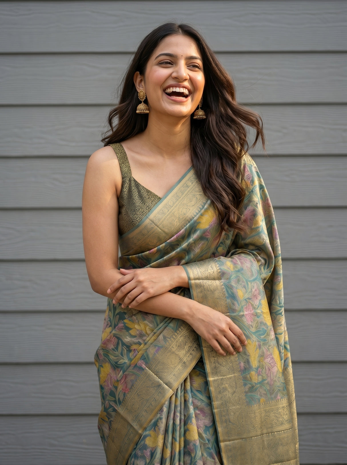 MIMOSA Saree Saree — pose 10 styling detail