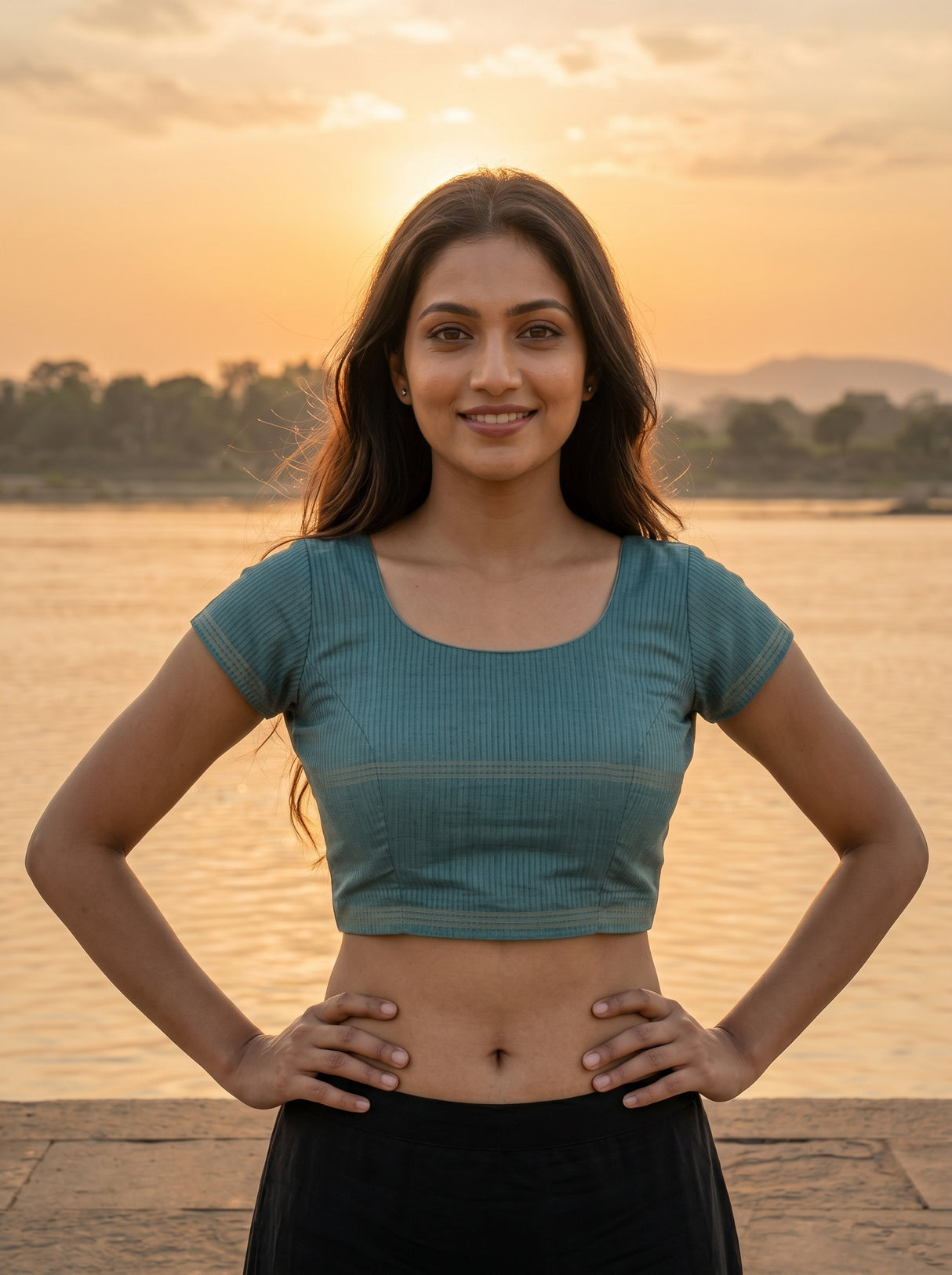 MIMOSA Saree Saree — blouse close-up