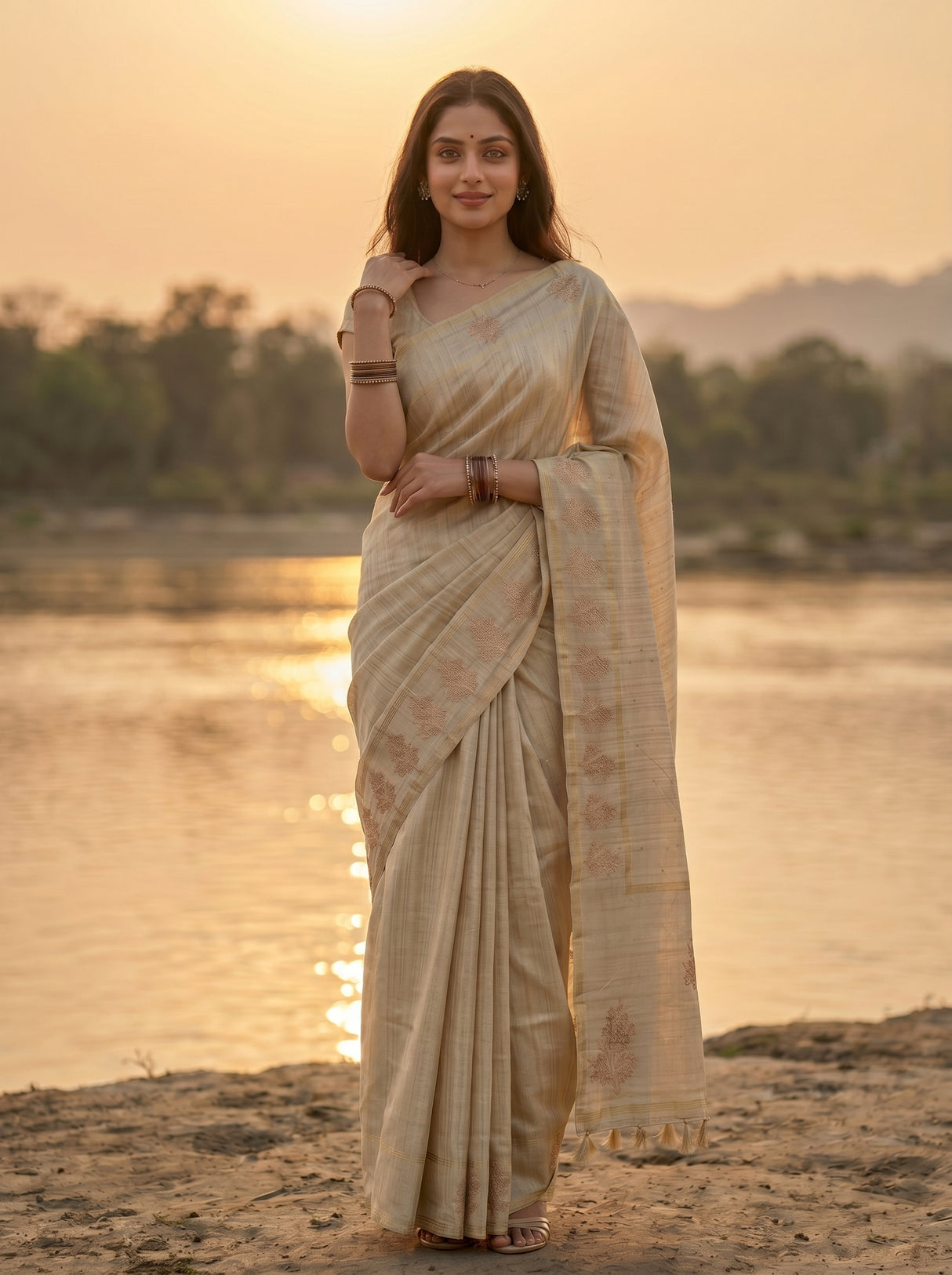 MIMOSA Saree Saree — pose 5 styling detail