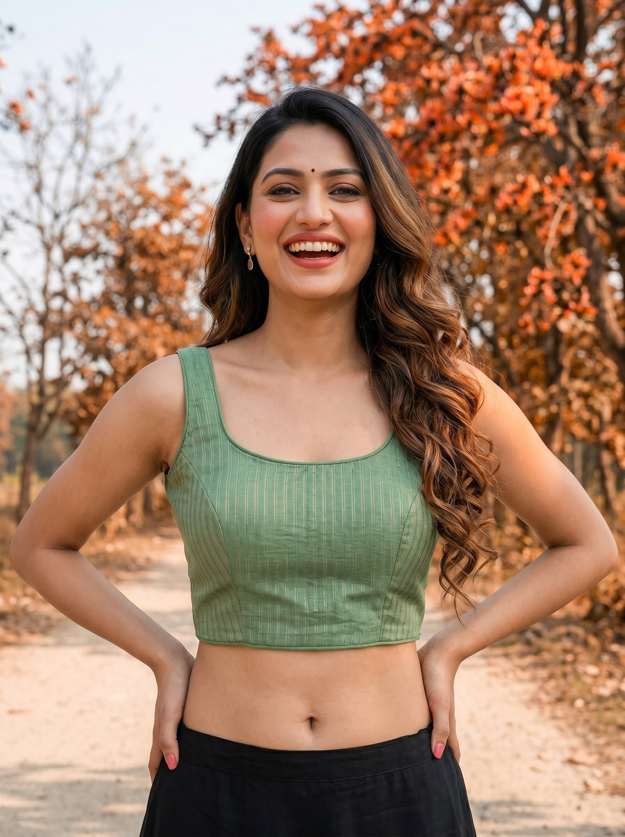 MIMOSA Saree Saree — blouse close-up