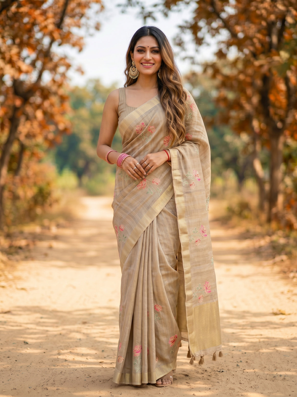 MIMOSA Saree Saree — pose 9 styling detail