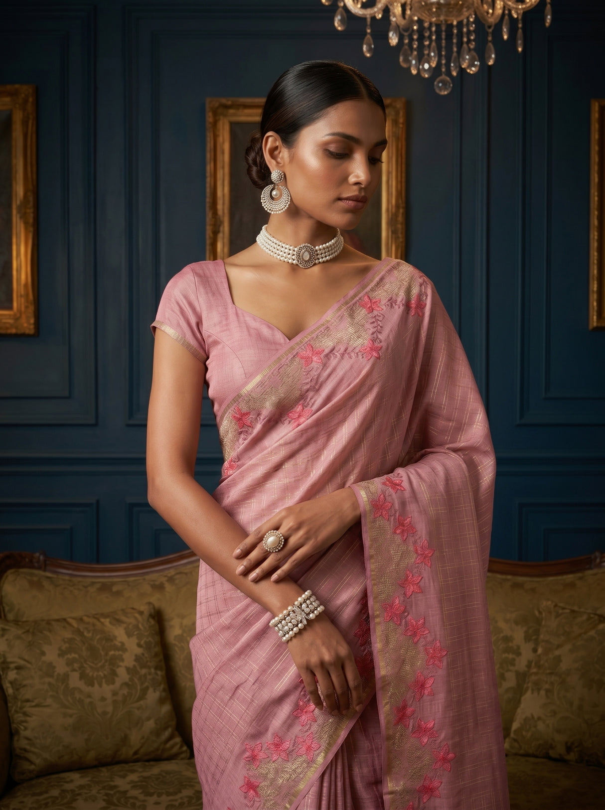 MIMOSA Saree Saree — pose 10 styling detail