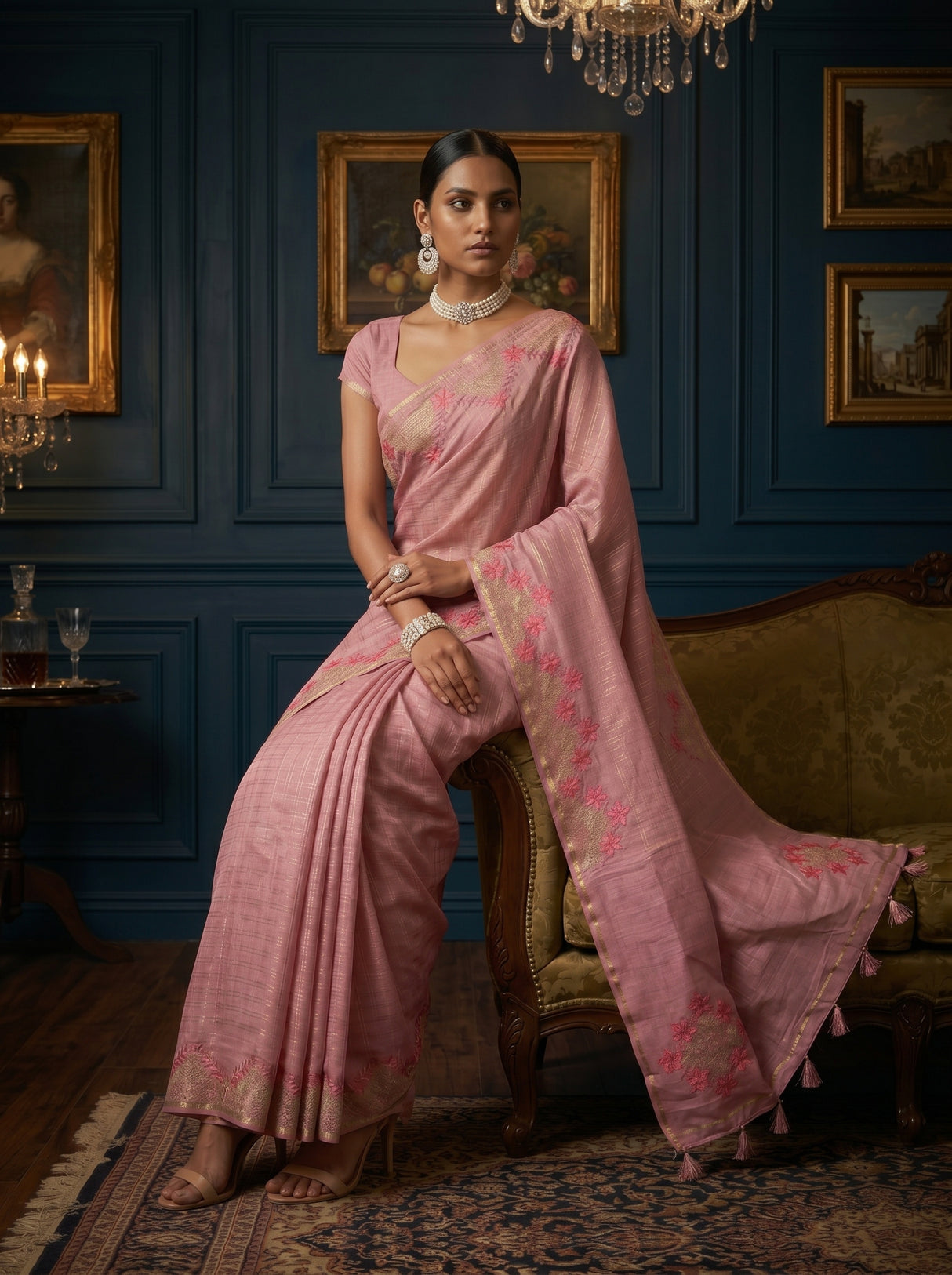 MIMOSA Saree Saree — pose 8 styling detail