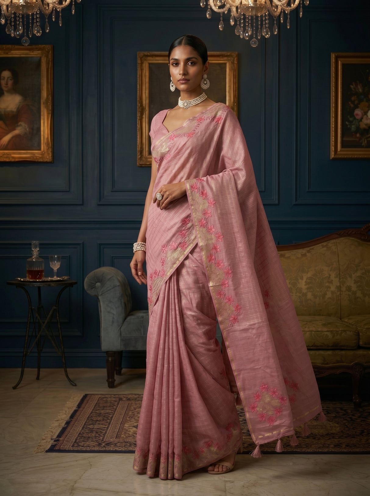 MIMOSA Saree Saree — pose 9 styling detail