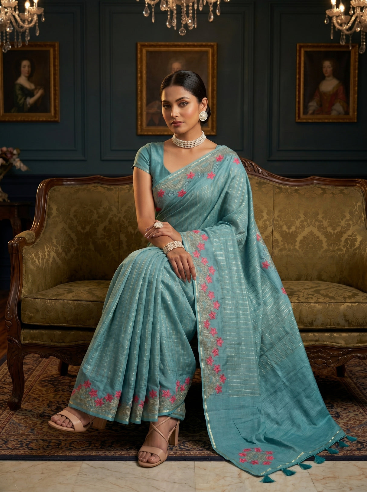 MIMOSA Saree Saree — pose 8 styling detail