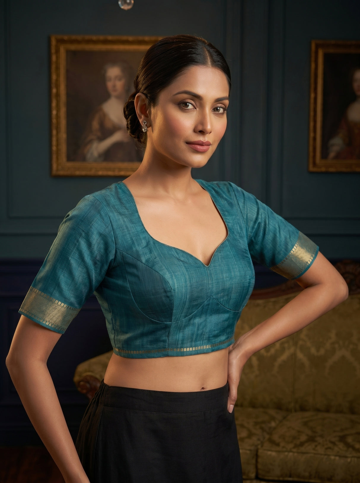 MIMOSA Saree Saree — blouse close-up