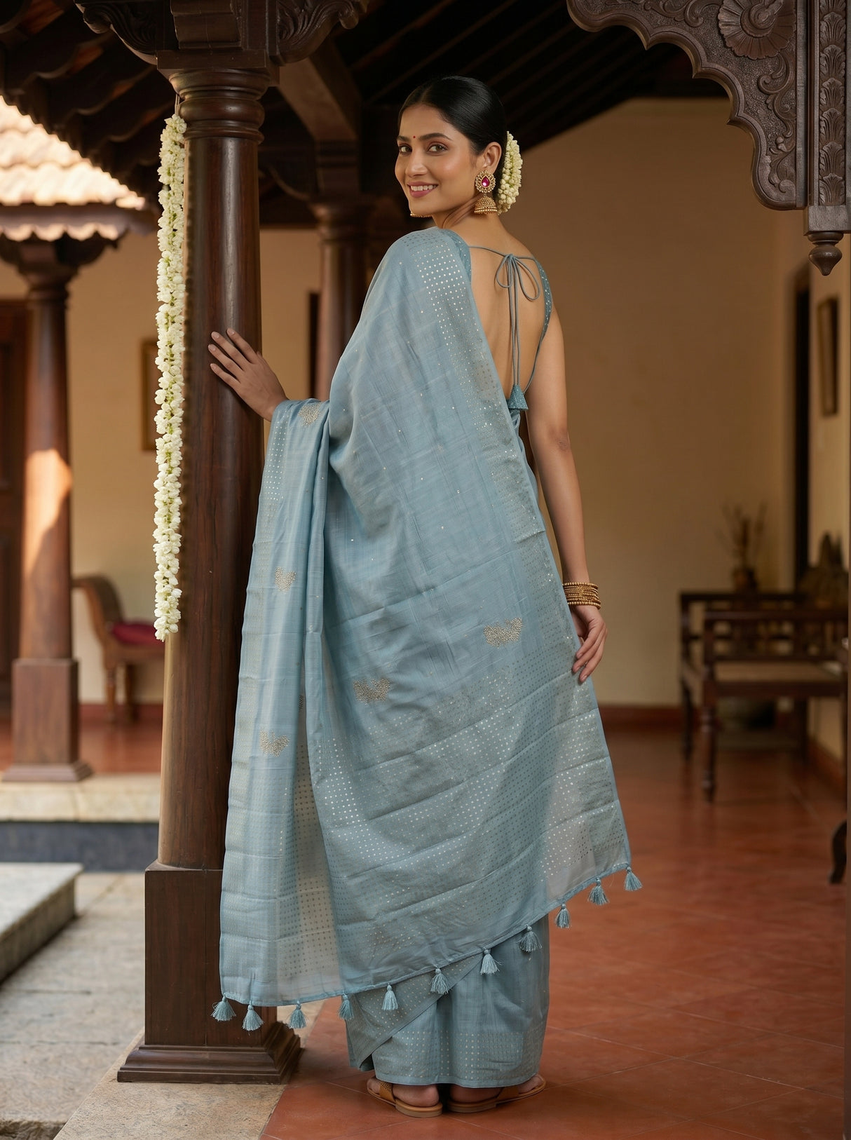MIMOSA Saree Saree — pose 7 styling detail