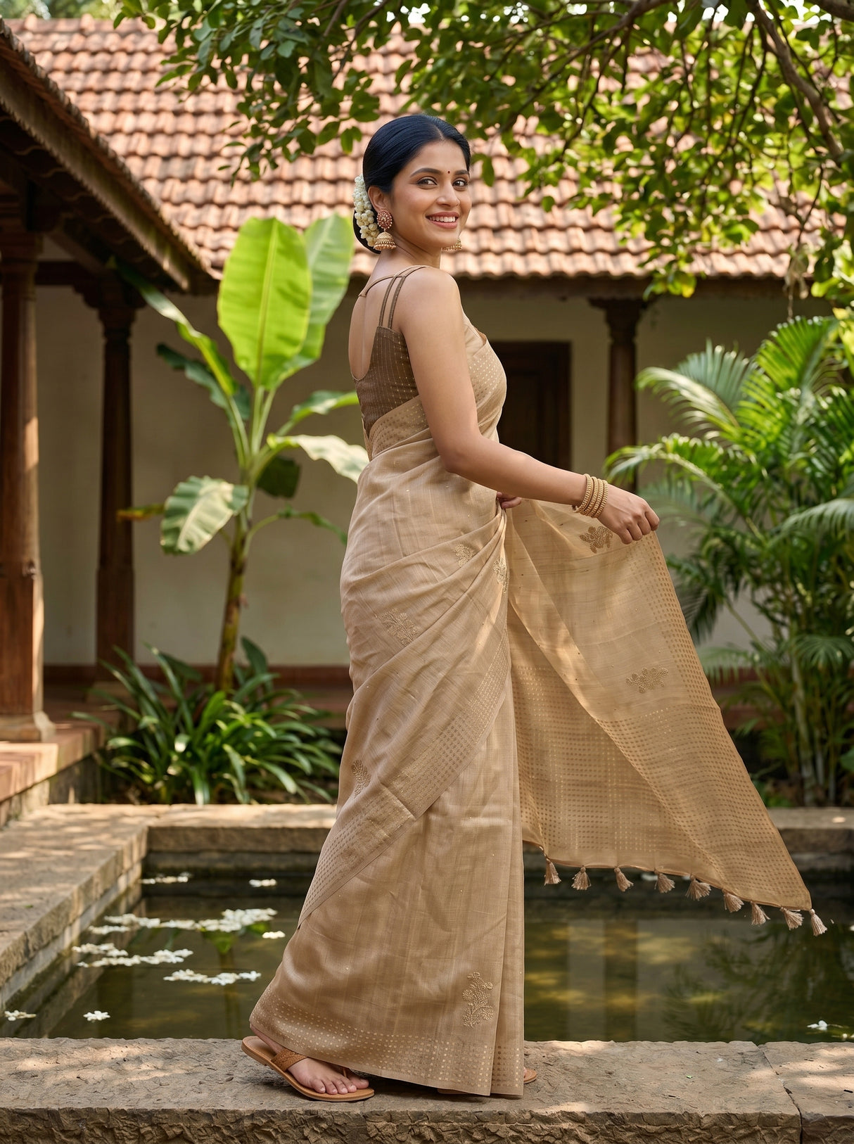 MIMOSA Saree Saree — pose 5 styling detail