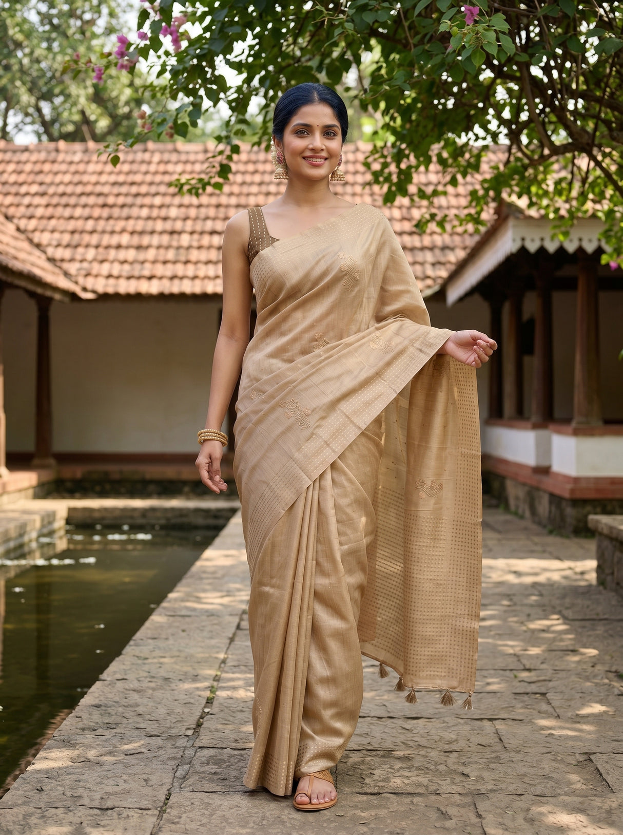 MIMOSA Saree Saree — pose 6 styling detail