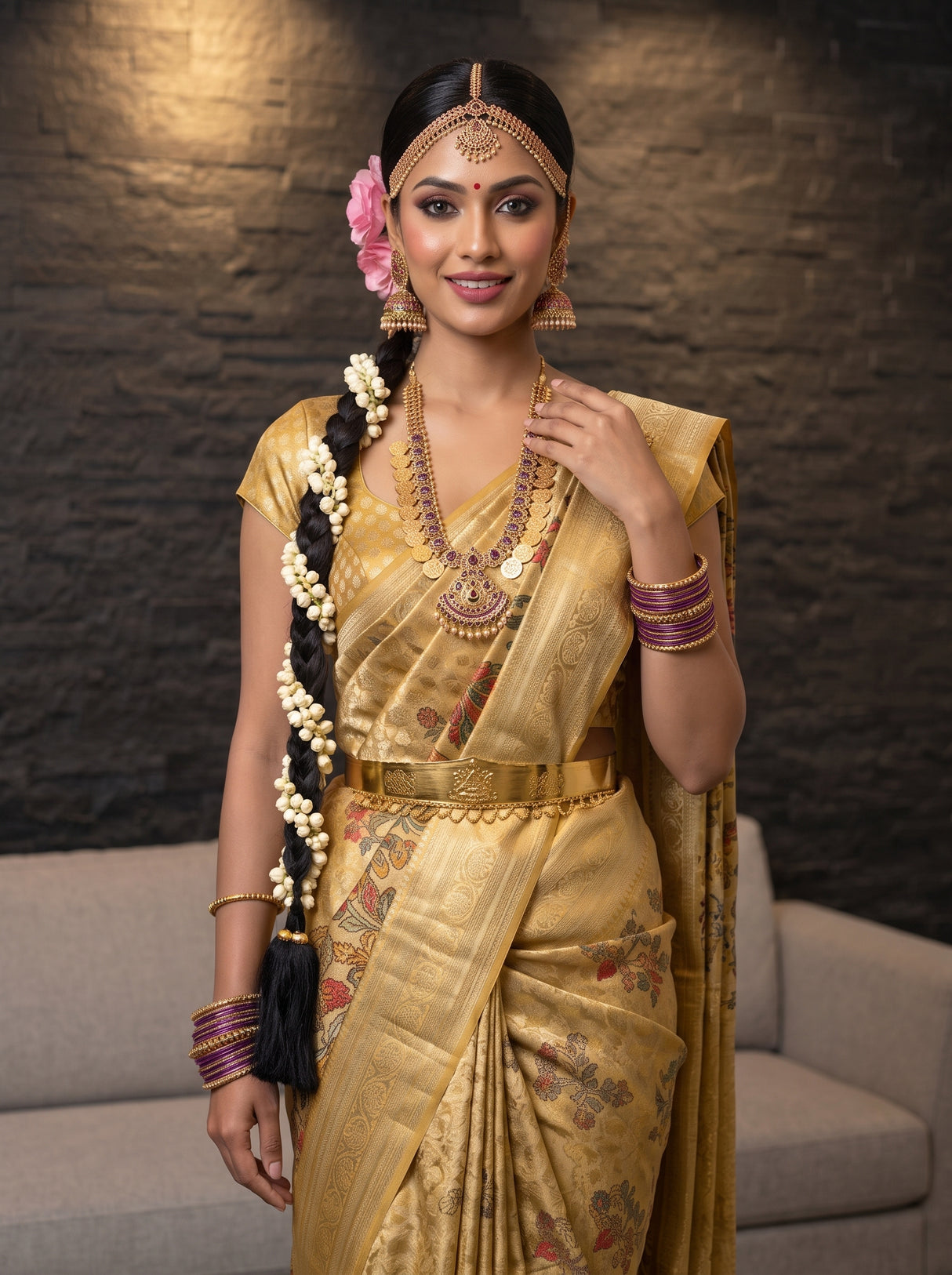 MIMOSA Saree Saree — pose 10 styling detail