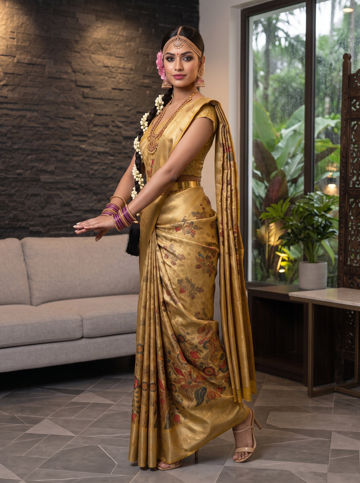 MIMOSA Saree Saree — pose 5 styling detail