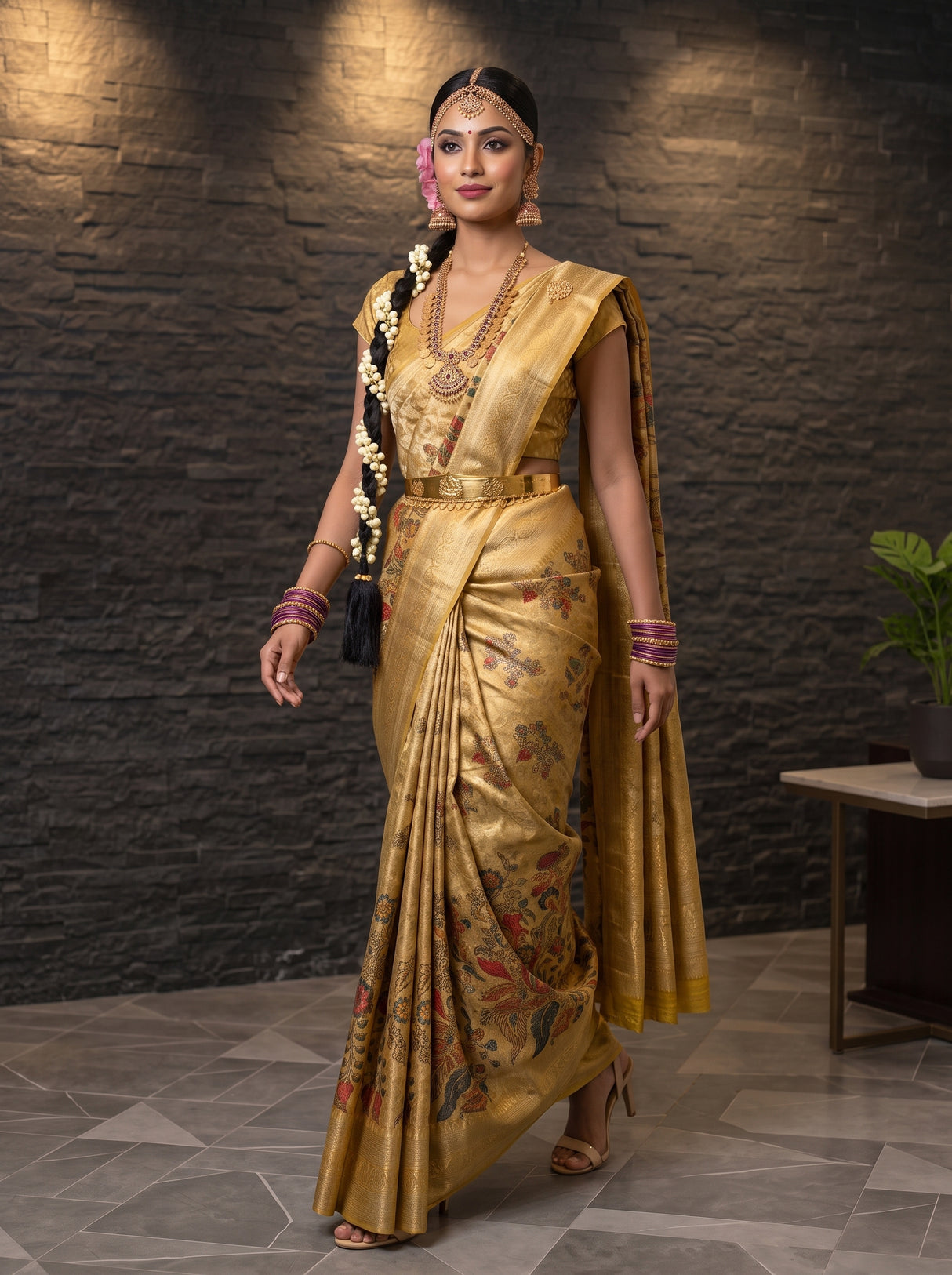 MIMOSA Saree Saree — pose 6 styling detail