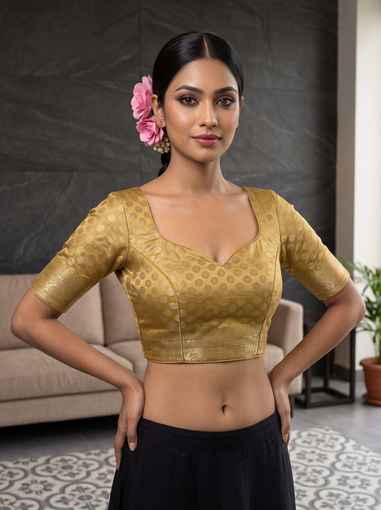 MIMOSA Saree Saree — blouse close-up