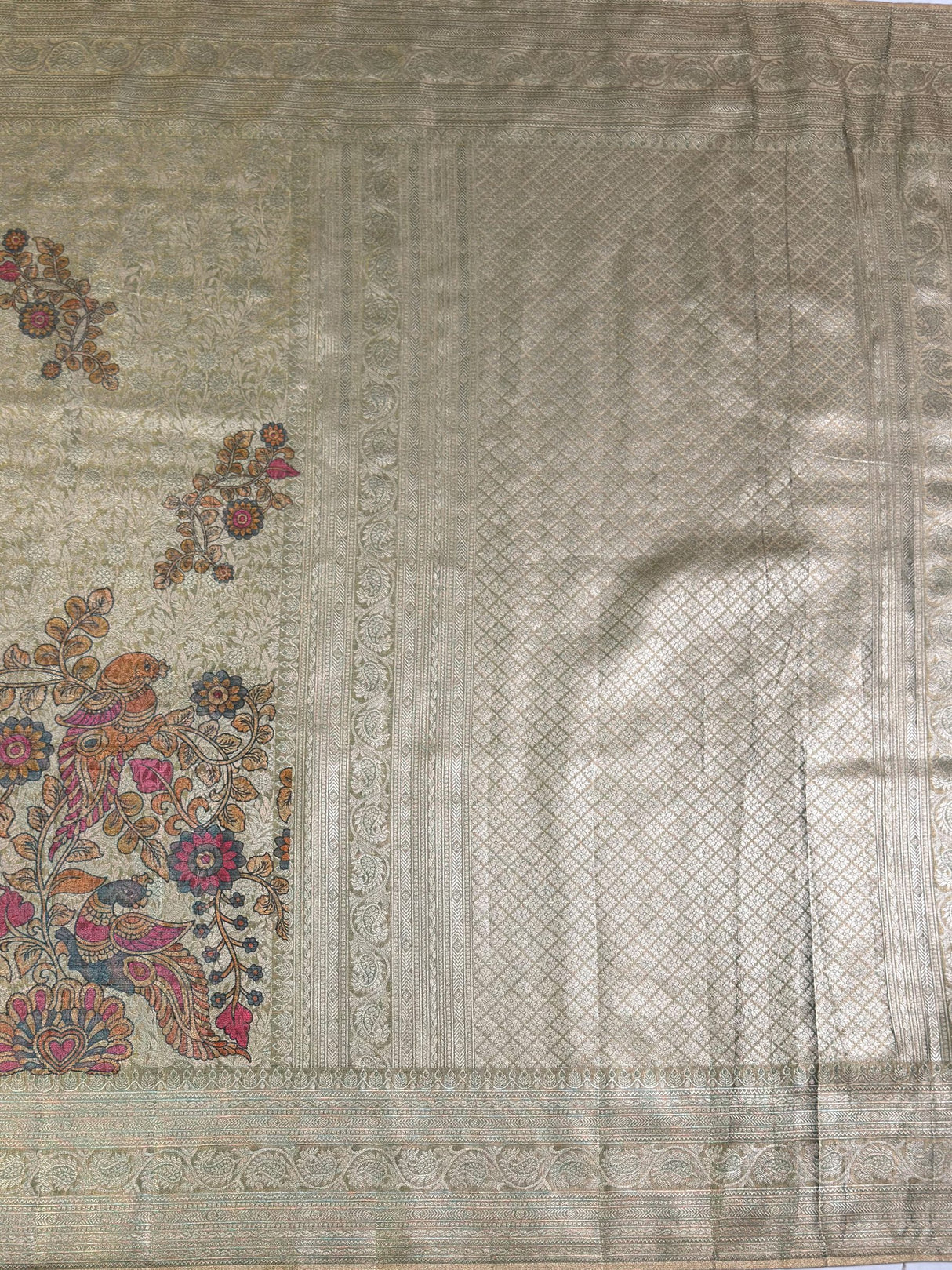 MIMOSA Saree Saree — pallu and zari work detail