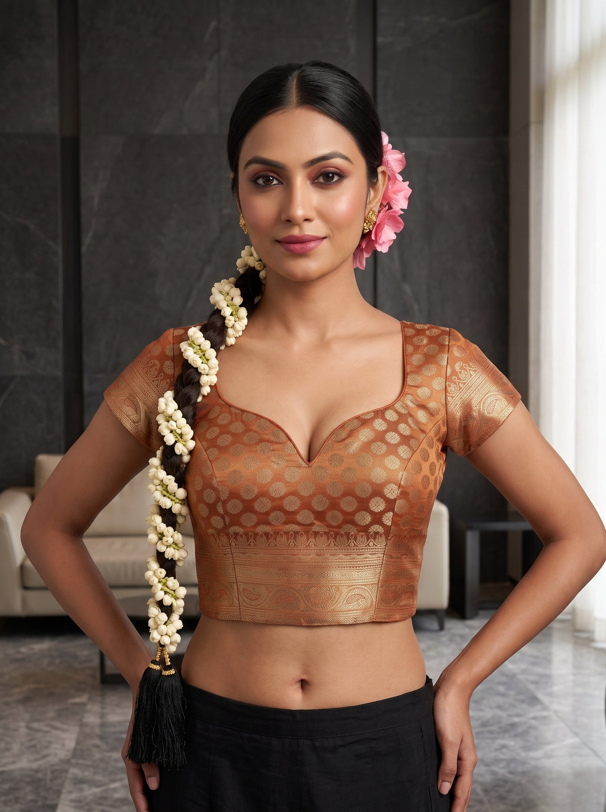 MIMOSA Saree Saree — blouse close-up