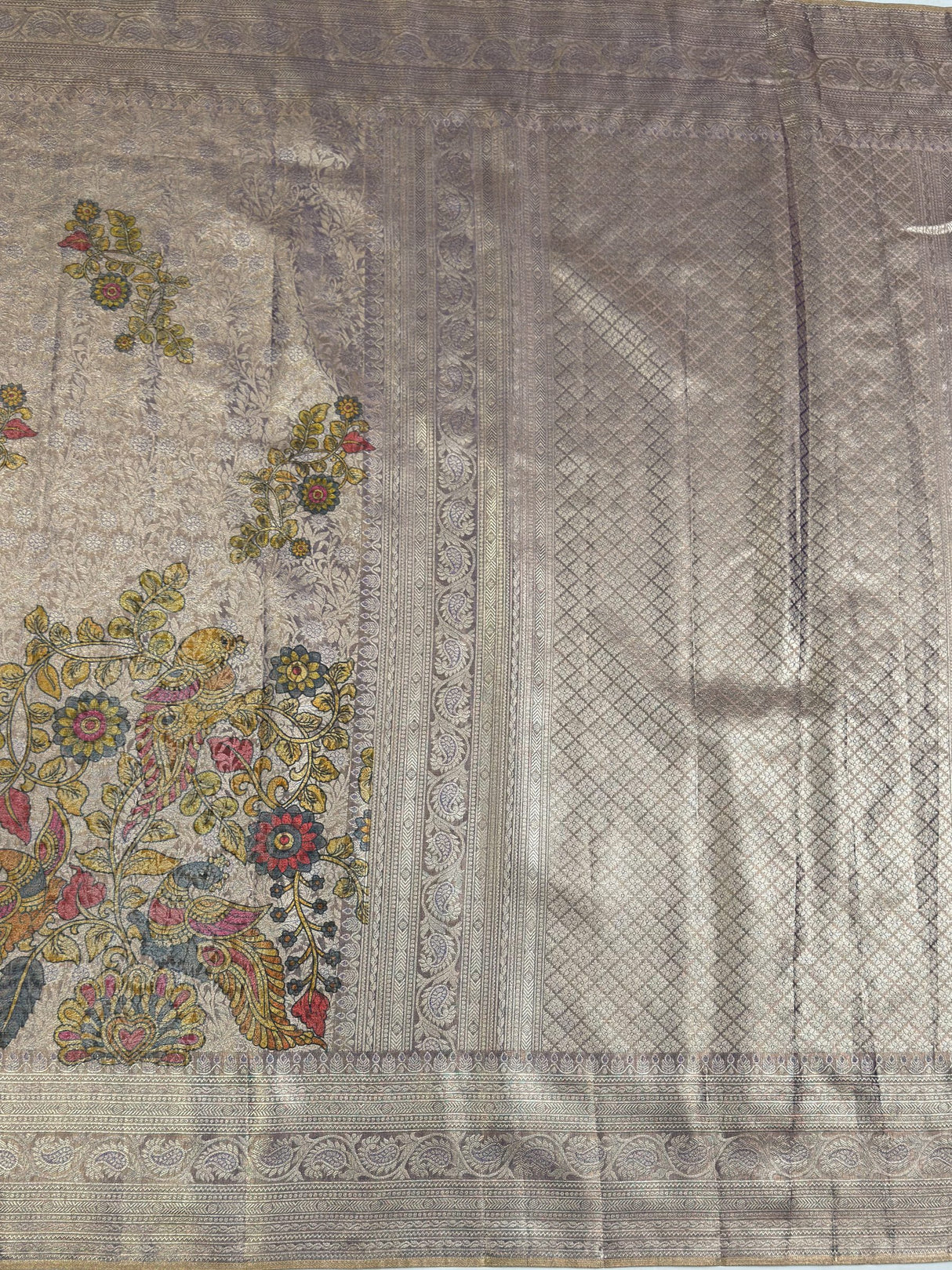 MIMOSA Saree Saree — pallu and zari work detail