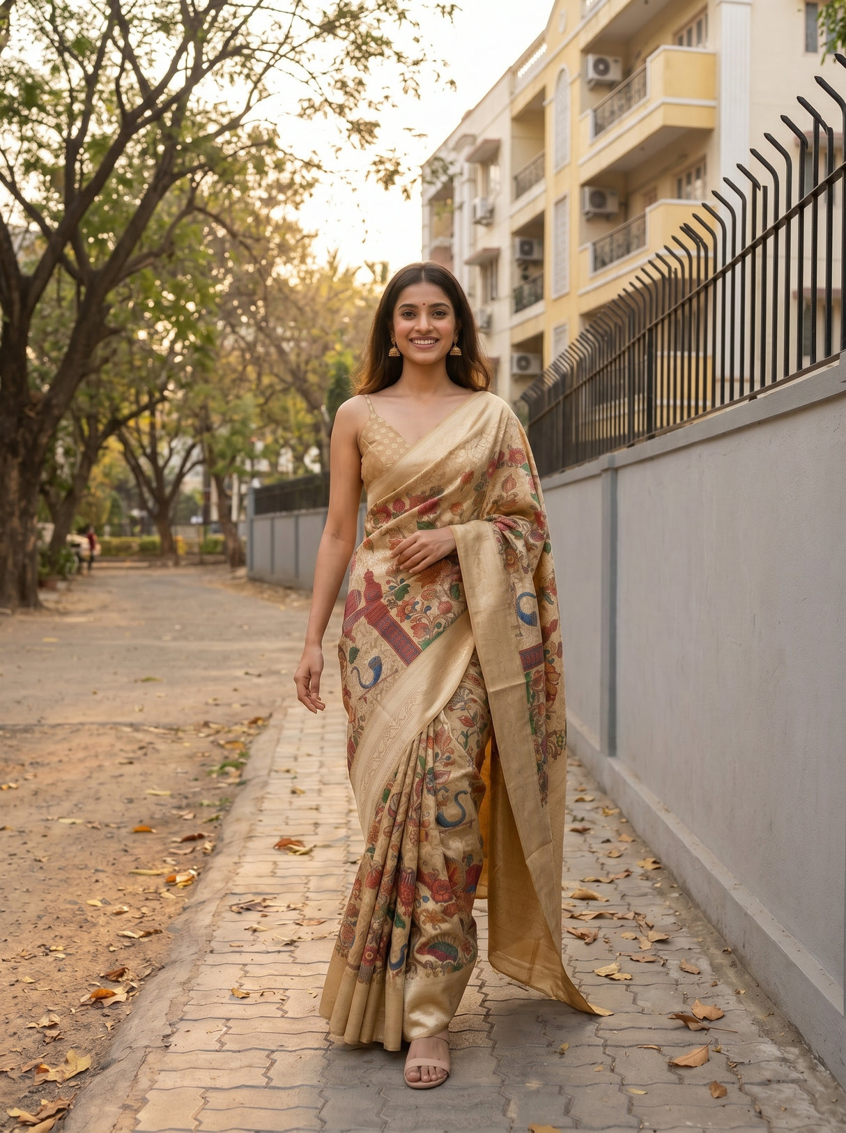 MIMOSA Saree Saree — pose 6 styling detail