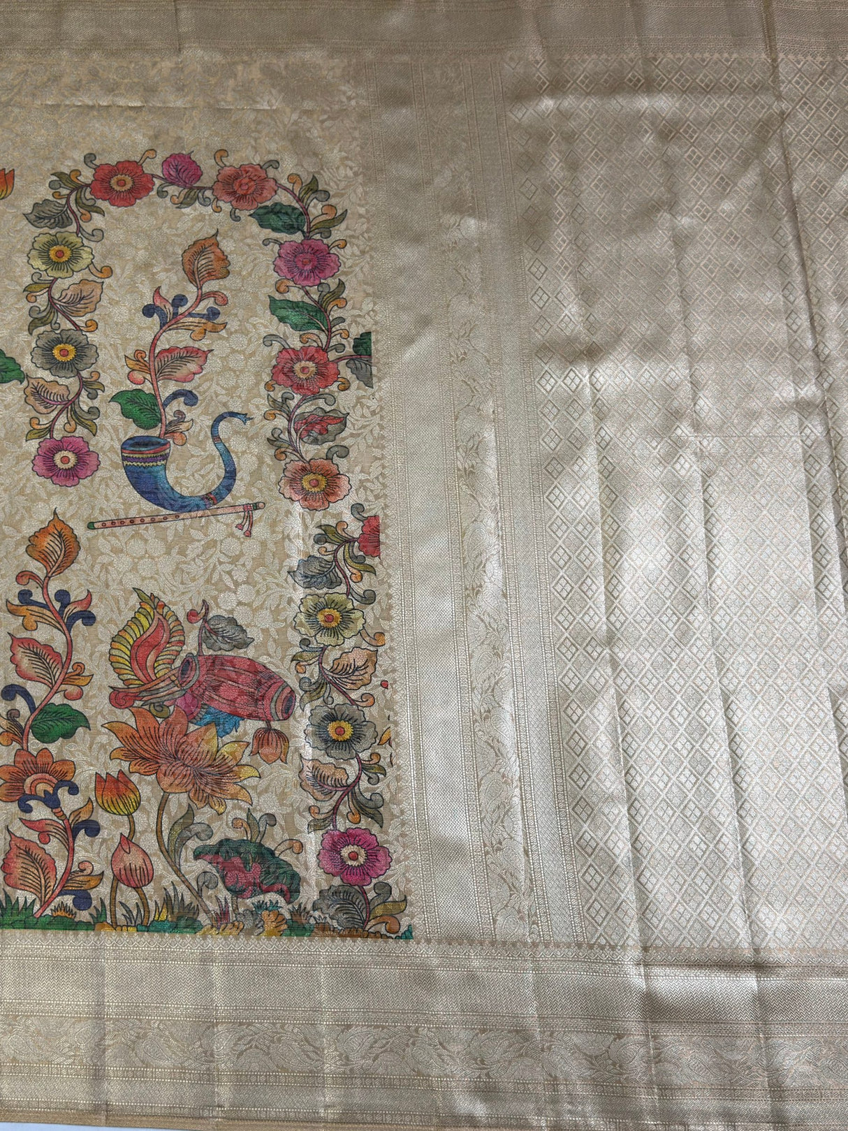 MIMOSA Saree Saree — pallu and zari work detail