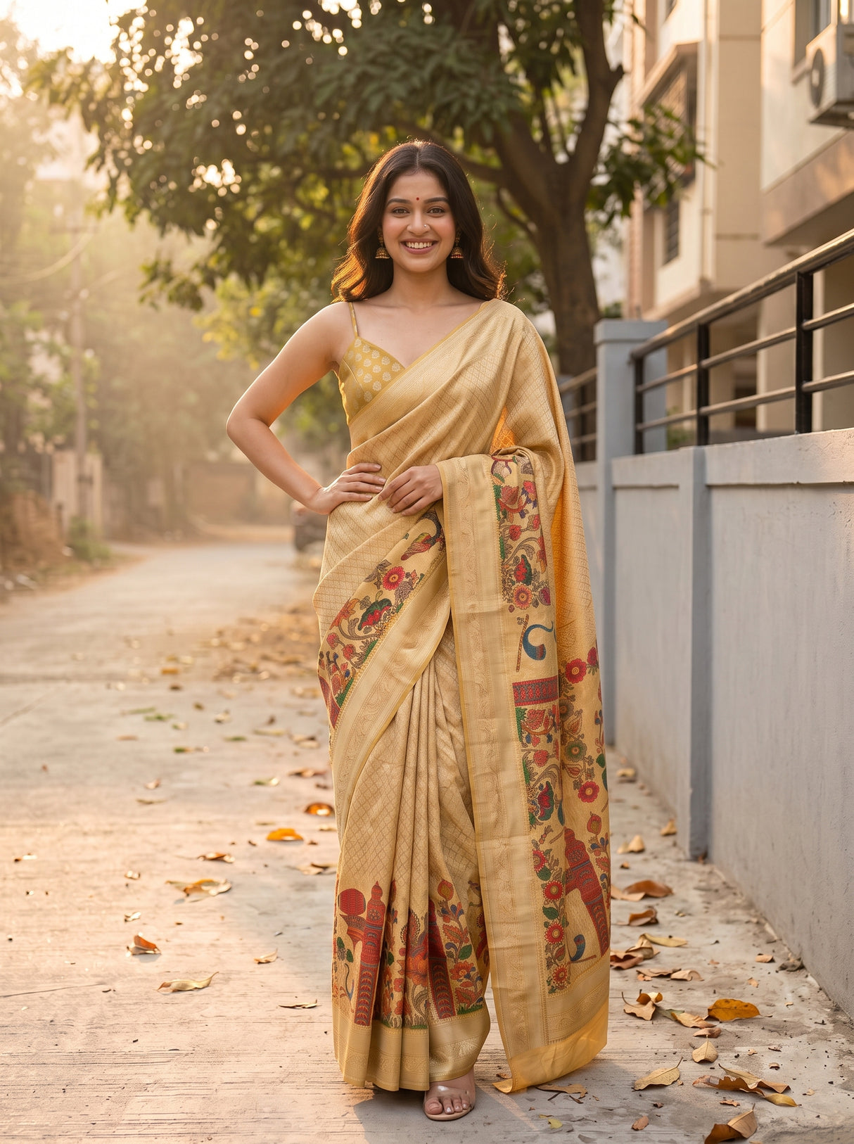 MIMOSA Saree Saree — pose 4 styling detail