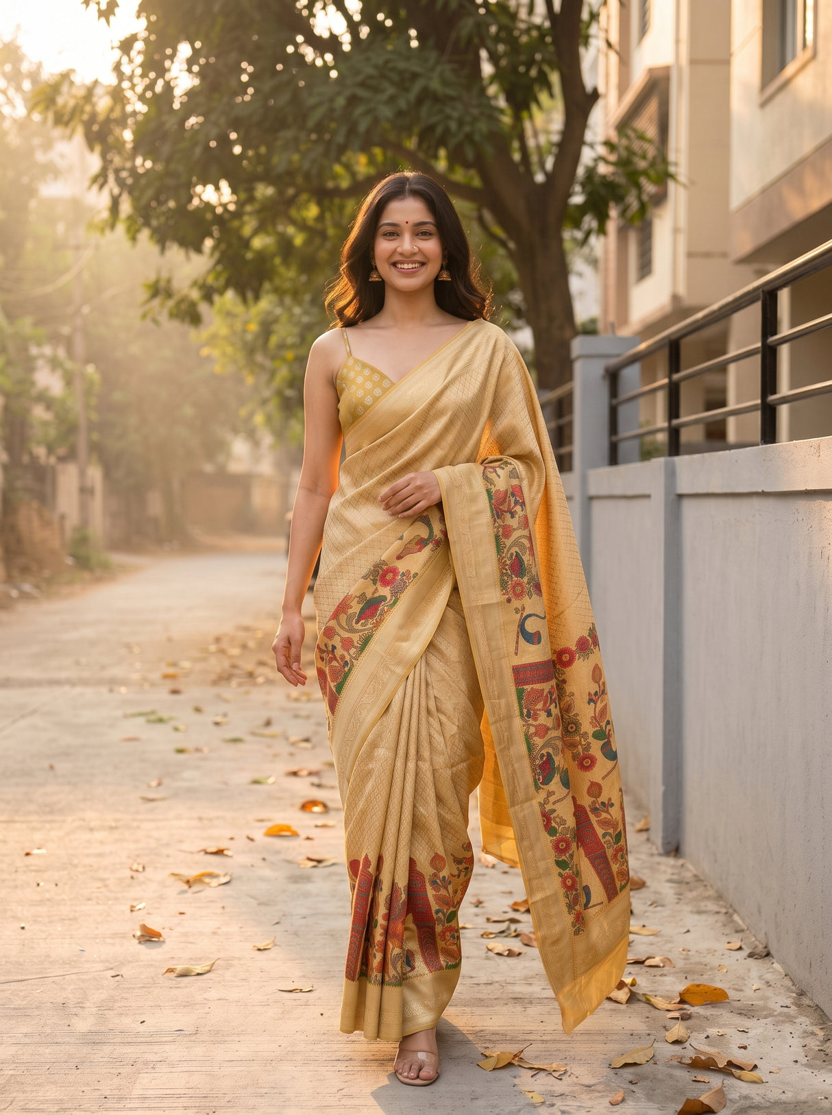 MIMOSA Saree Saree — pose 6 styling detail