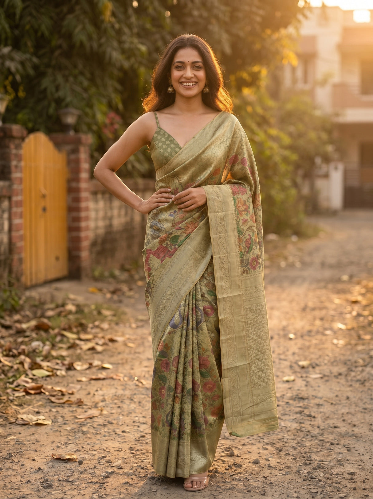 MIMOSA Saree Saree — pose 4 styling detail