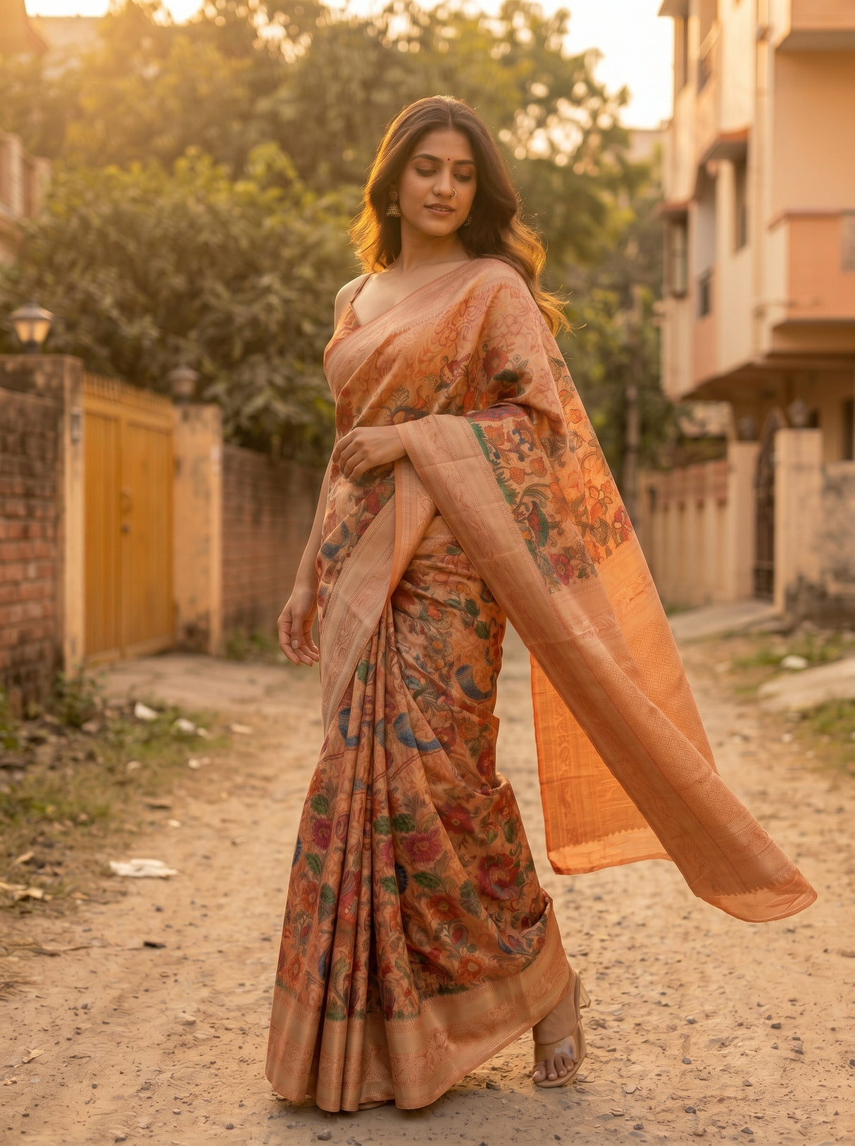 MIMOSA Saree Saree — pose 9 styling detail