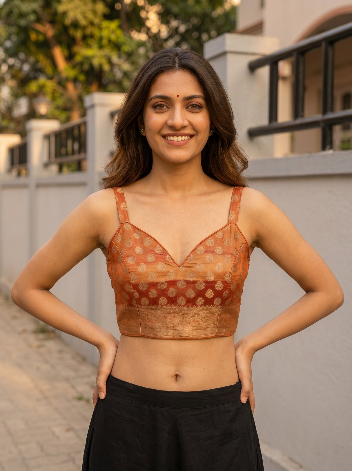 MIMOSA Saree Saree — blouse close-up