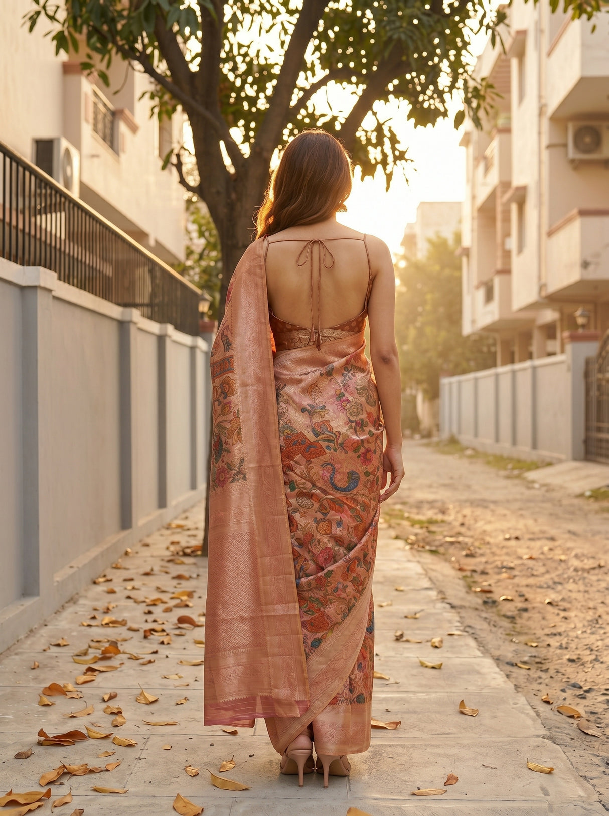 MIMOSA Saree Saree — pose 2 styling detail