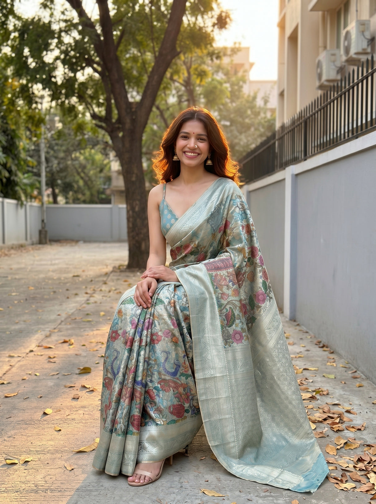 MIMOSA Saree Saree — pose 8 styling detail