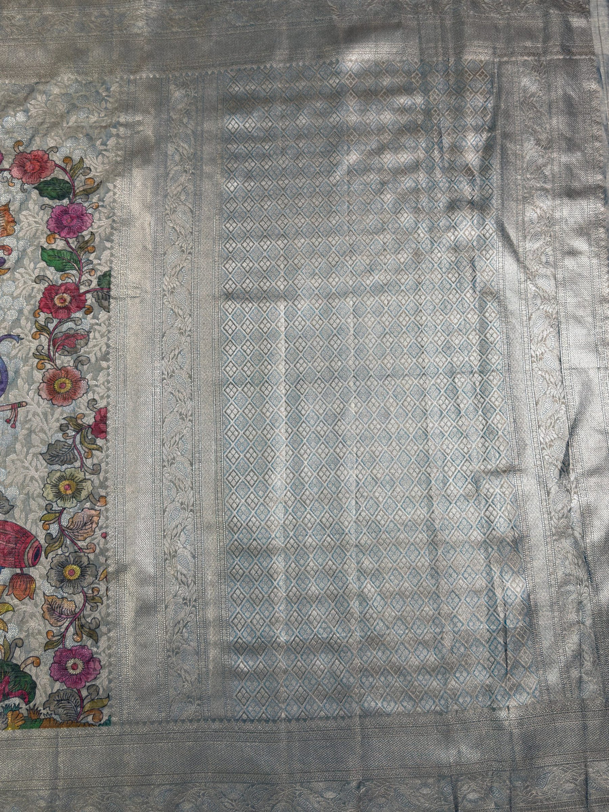 MIMOSA Saree Saree — pallu and zari work detail