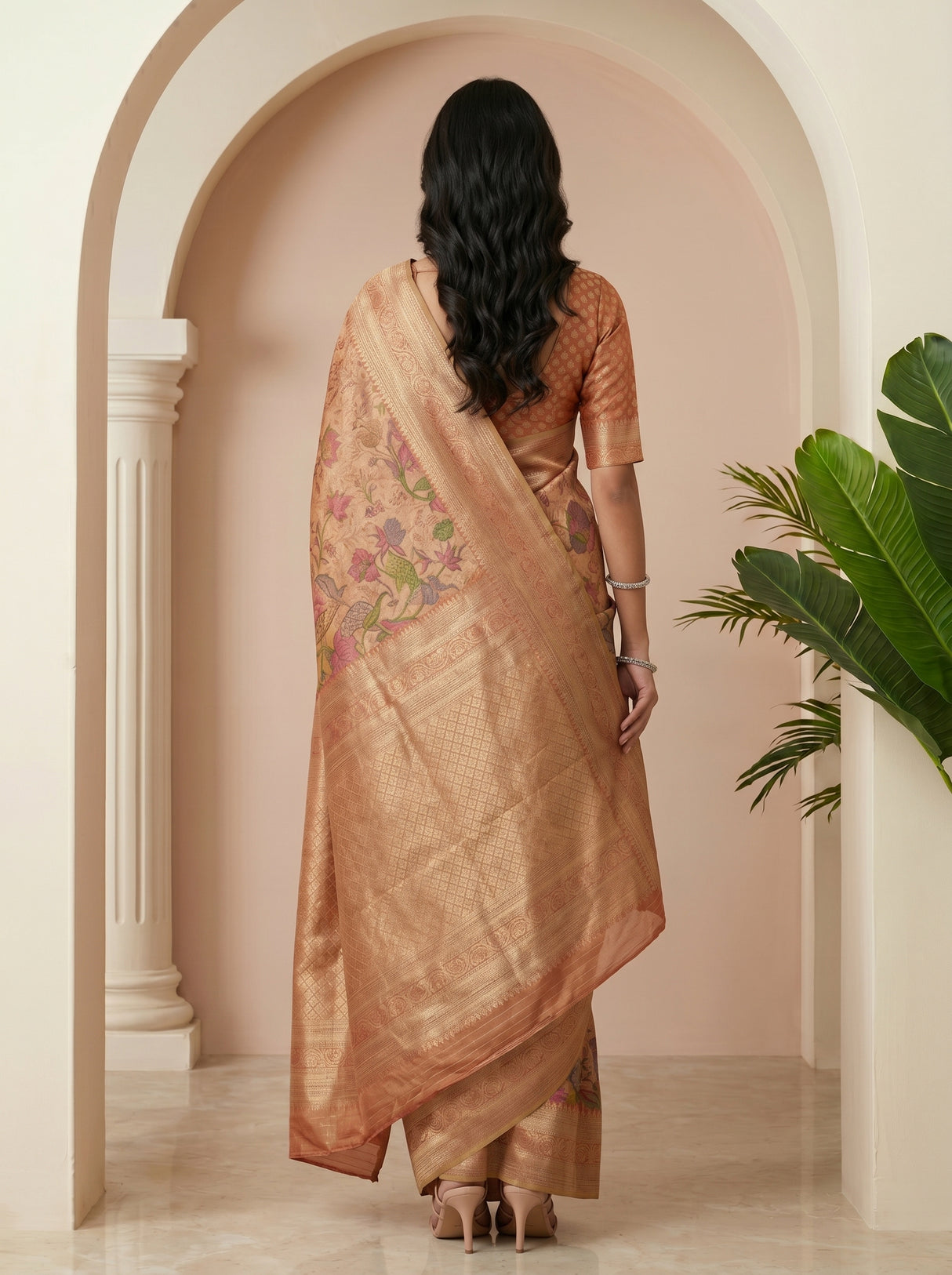 MIMOSA Saree Saree — pose 2 styling detail