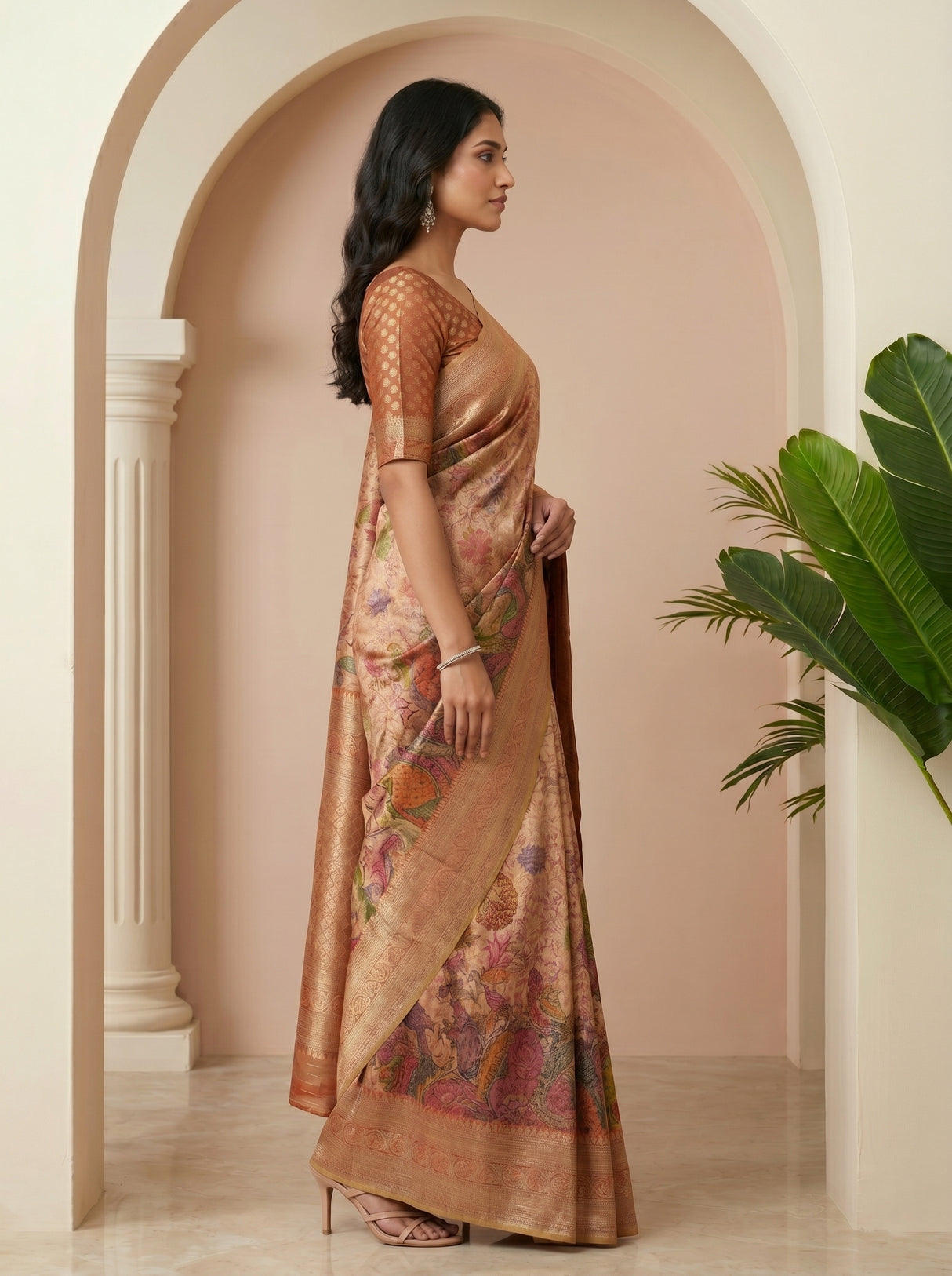 MIMOSA Saree Saree — pose 3 styling detail